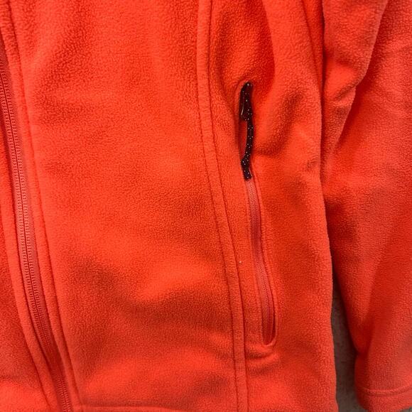Columbia Jacket Womens S Orange Full Zip Long Sleeve Fleece Jacket Warm Soft - Picture 8 of 10